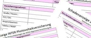 Bild Schadenformulare